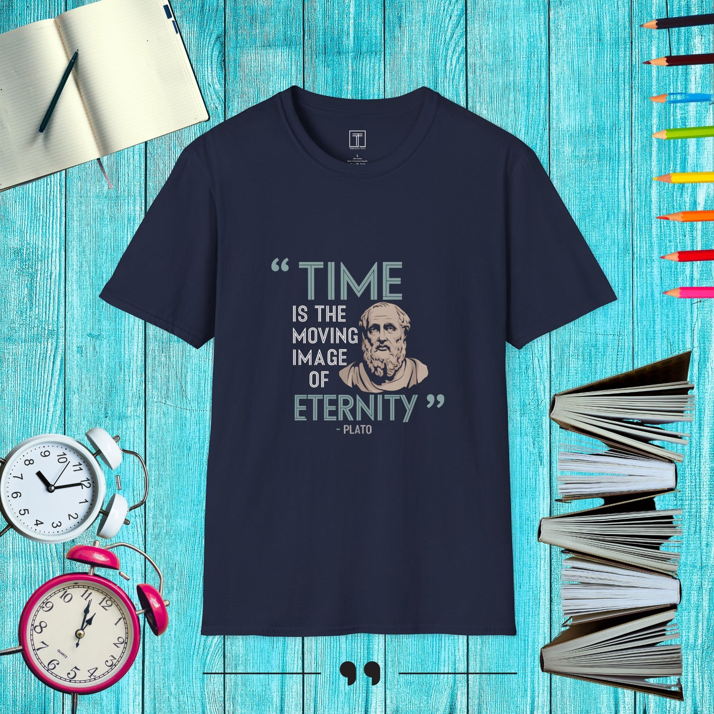 Time is the Moving Image of Eternity T-Shirt