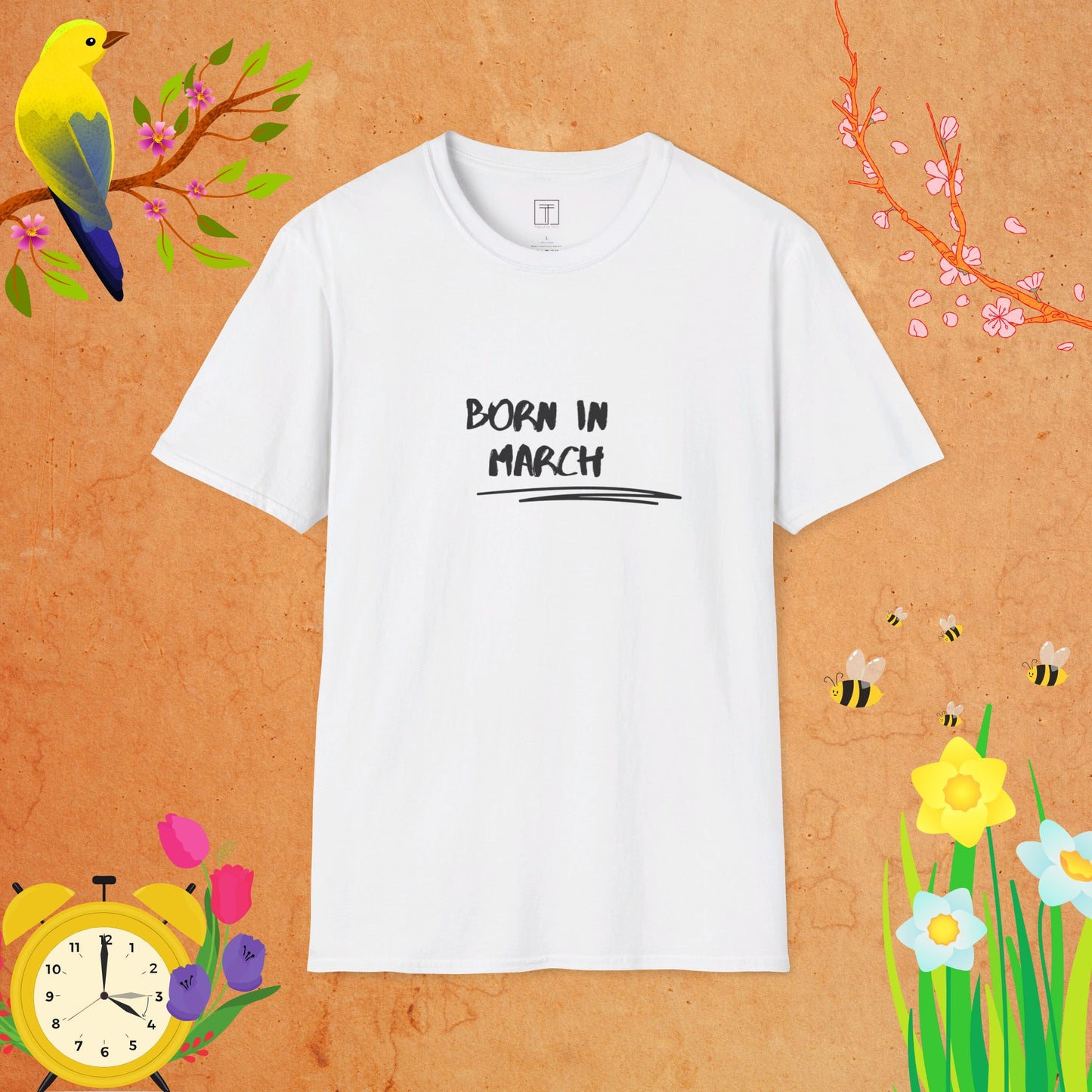 Born in March T-Shirt