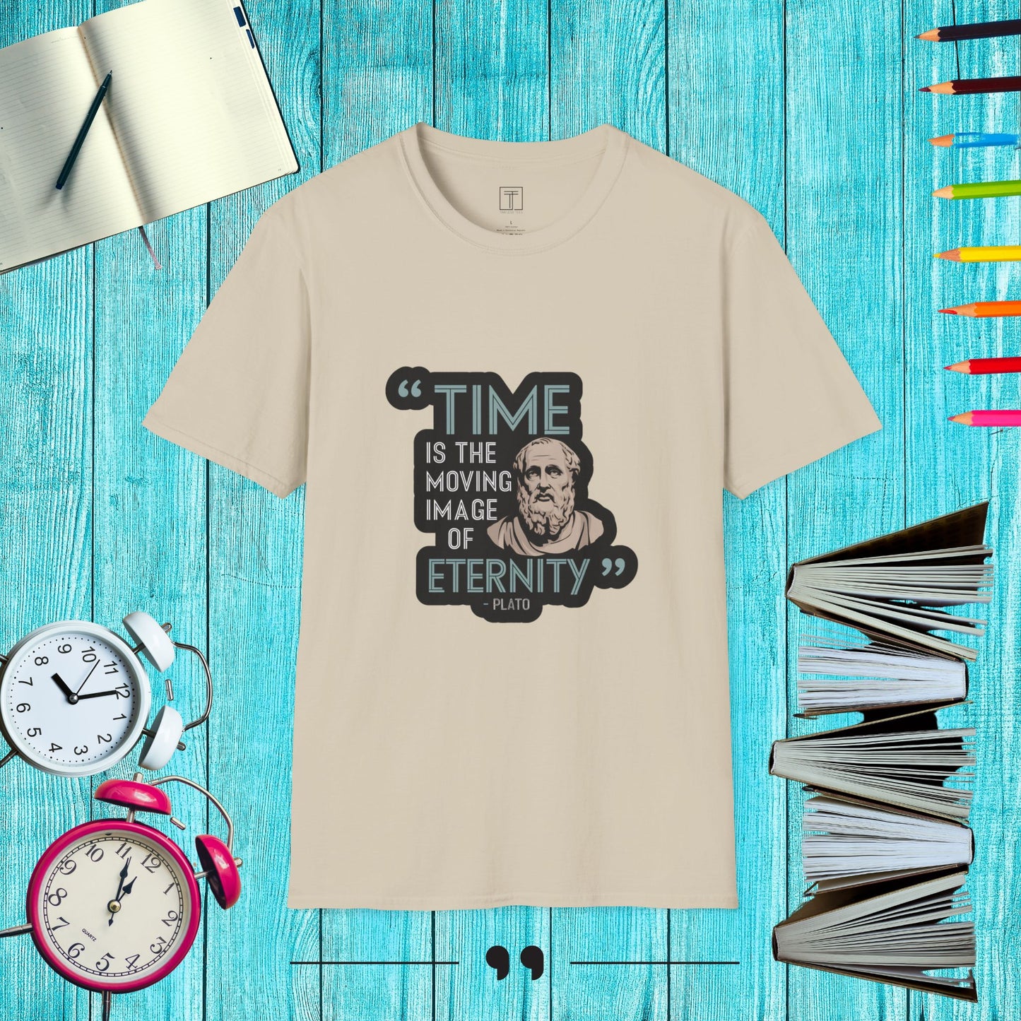 Time is the Moving Image of Eternity T-Shirt