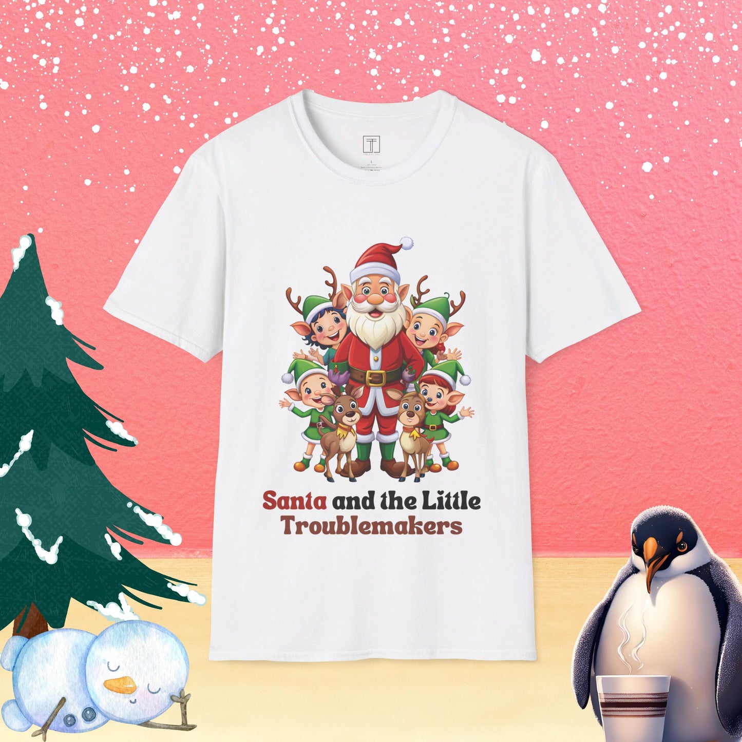 December Santa and the Little Troublemakers T-Shirt