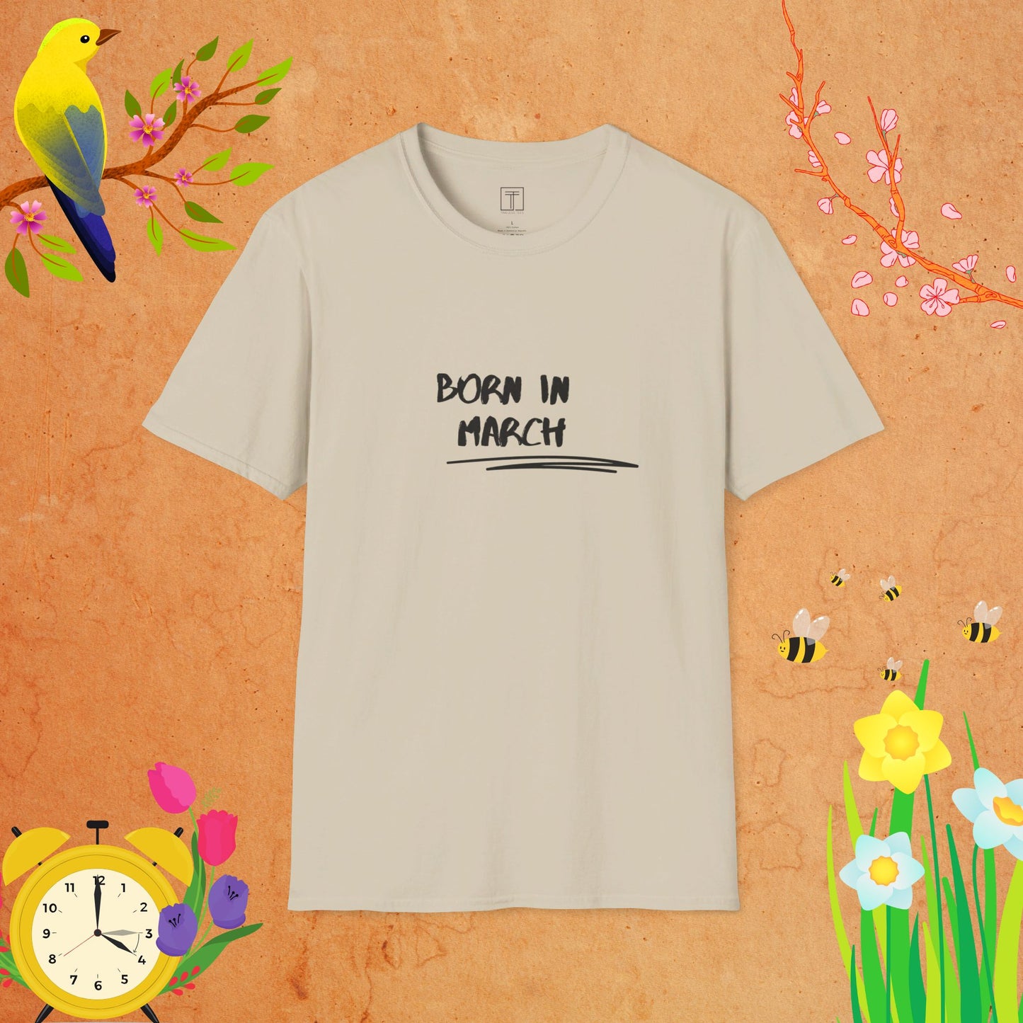 Born in March T-Shirt