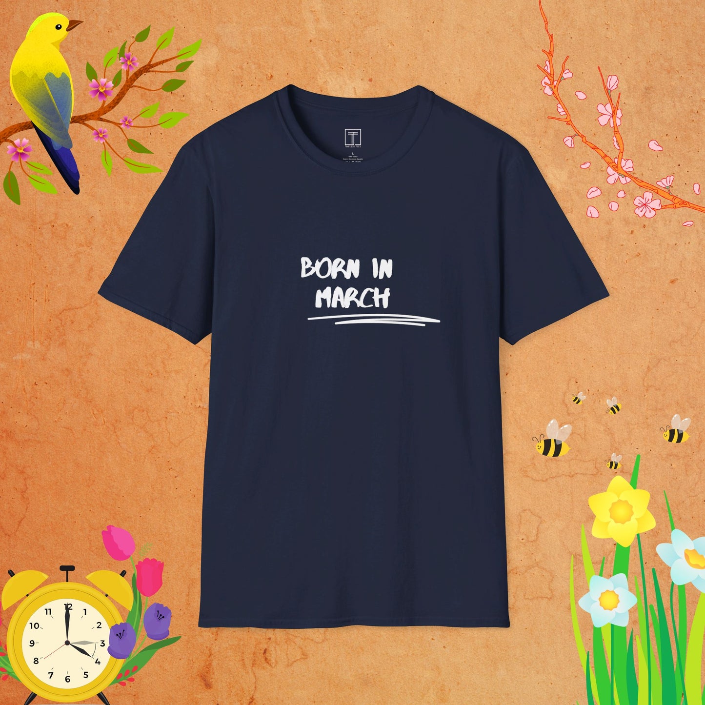 Born in March T-Shirt