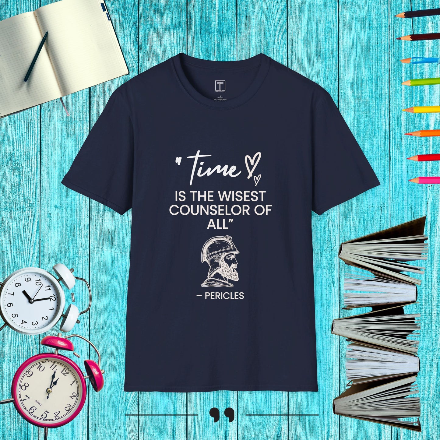 Time is the wisest counselor of all T-Shirt