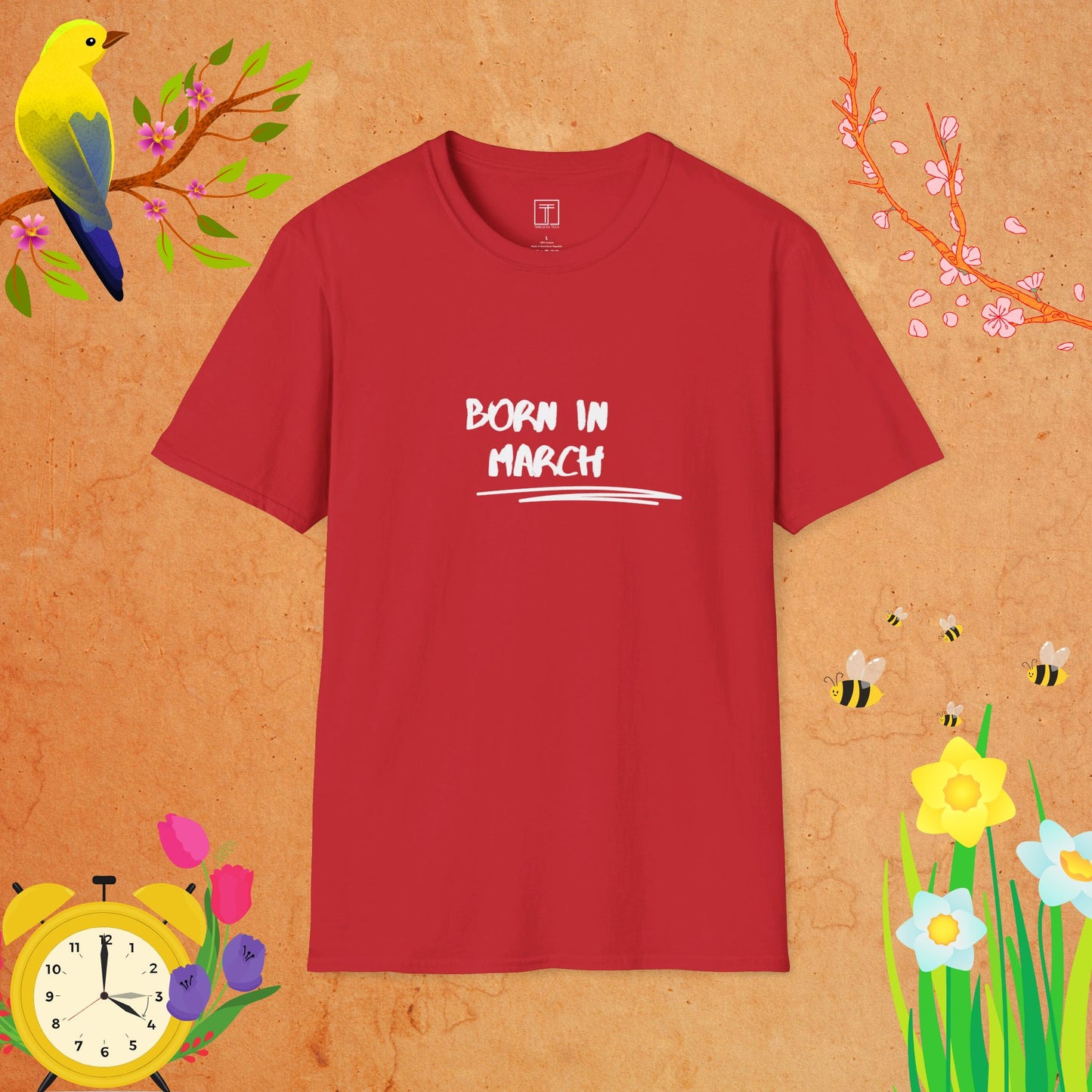 Born in March T-Shirt