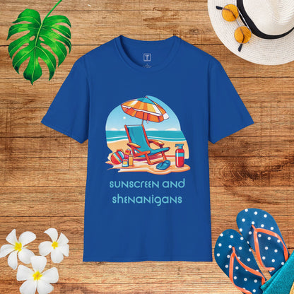 July Sunscreen and Shenanigans T-Shirt