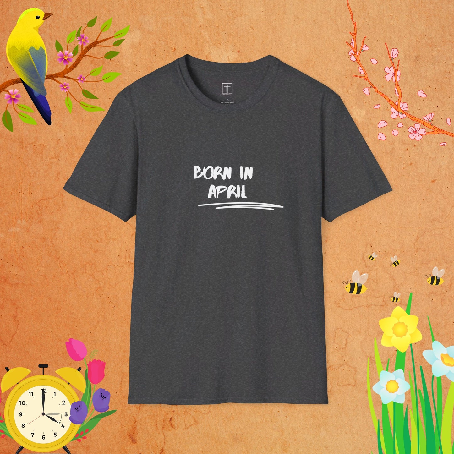 Born in April T-Shirt