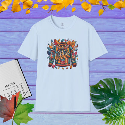 October Sweater T-Shirt