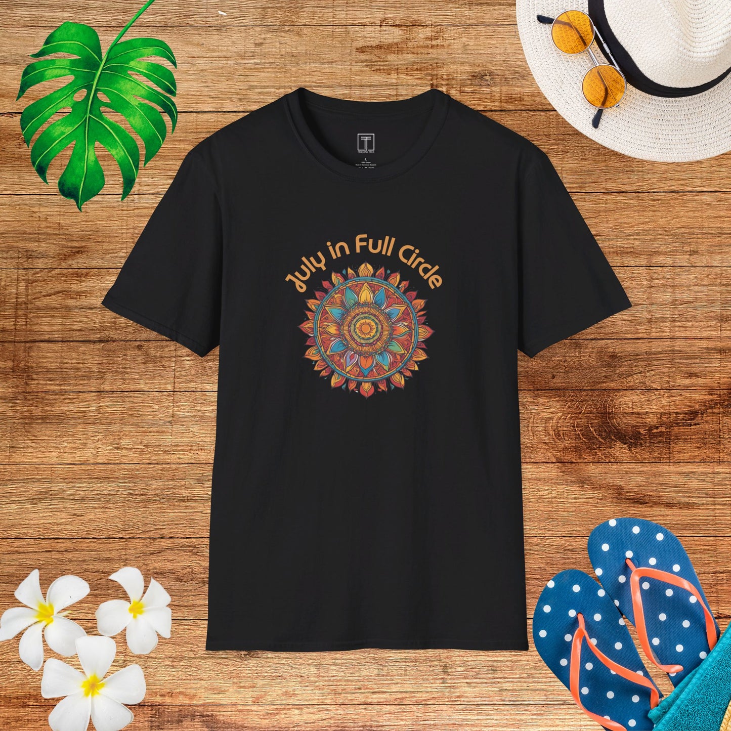 July in Full Circle T-Shirt