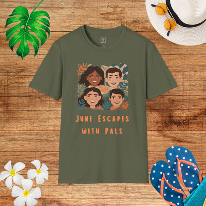 June Escapes with Pals T-Shirt