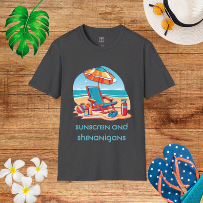 July Sunscreen and Shenanigans T-Shirt