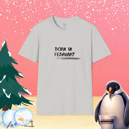 Born in February T-Shirt