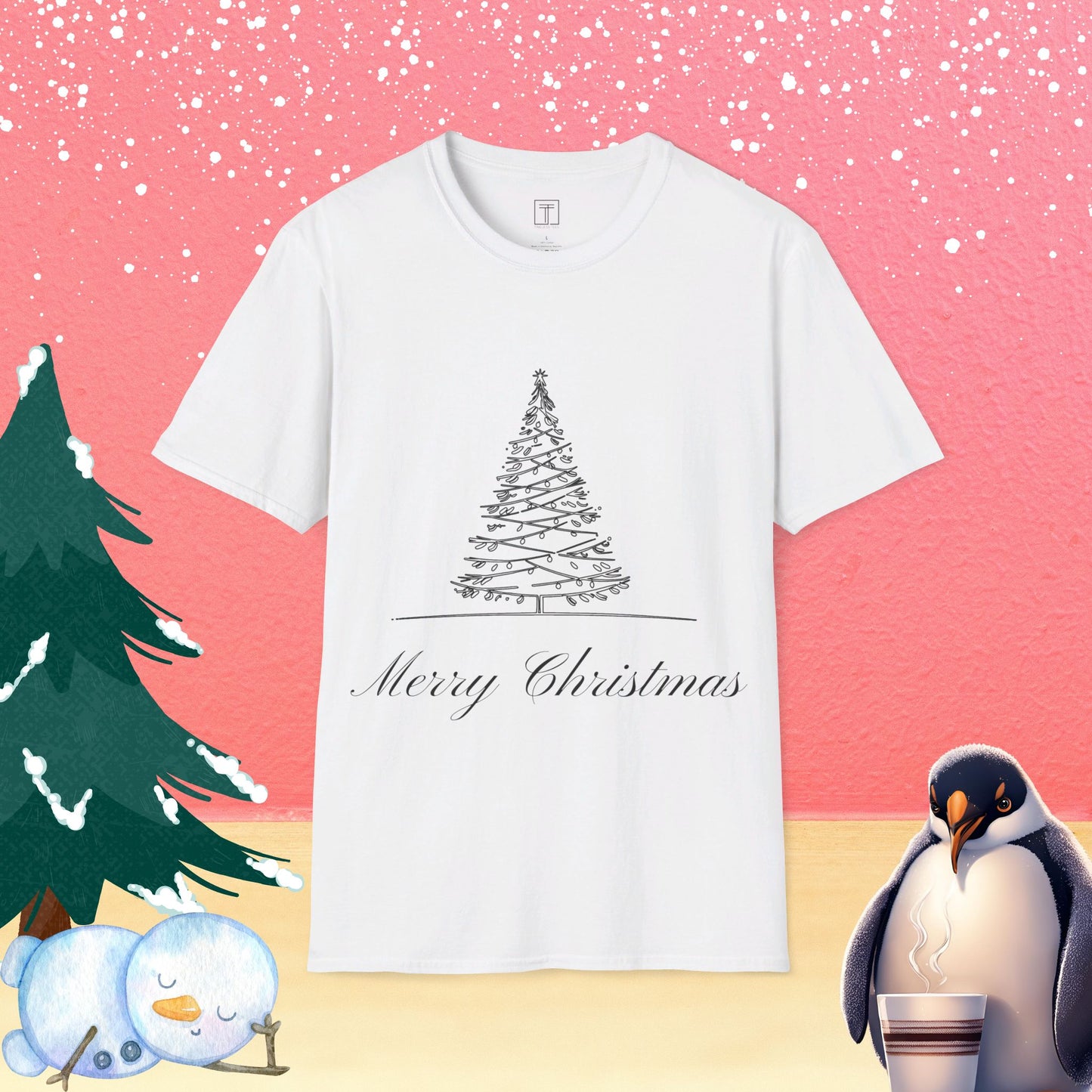 Merry Christmas December Tree T-Shirt