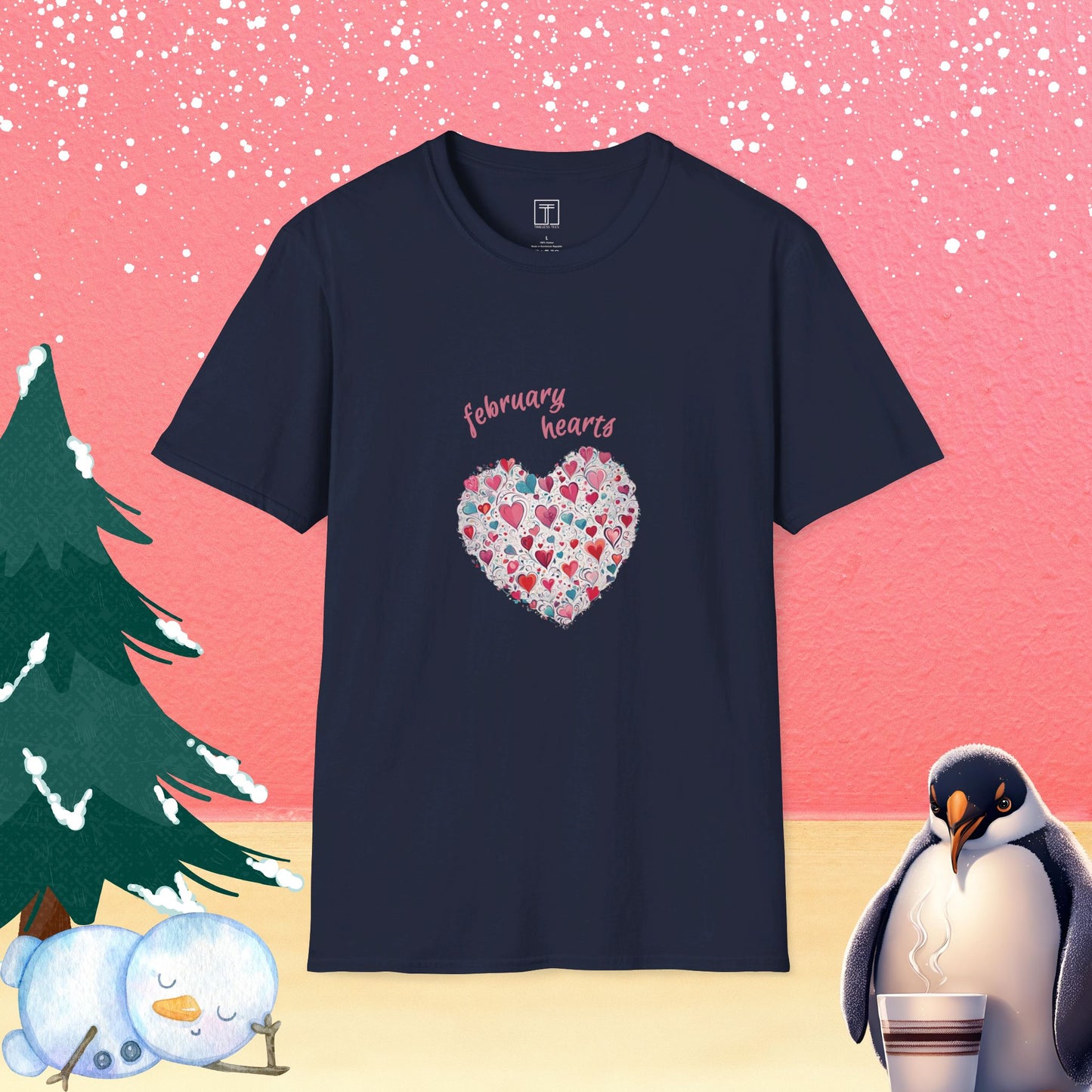 February Hearts T-Shirt