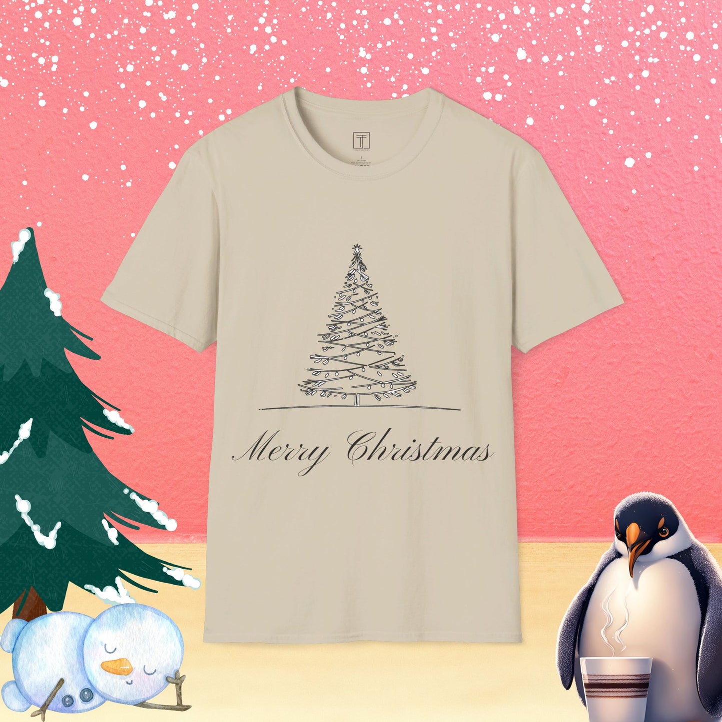 Merry Christmas December Tree T-Shirt