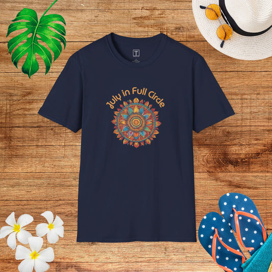 July in Full Circle T-Shirt