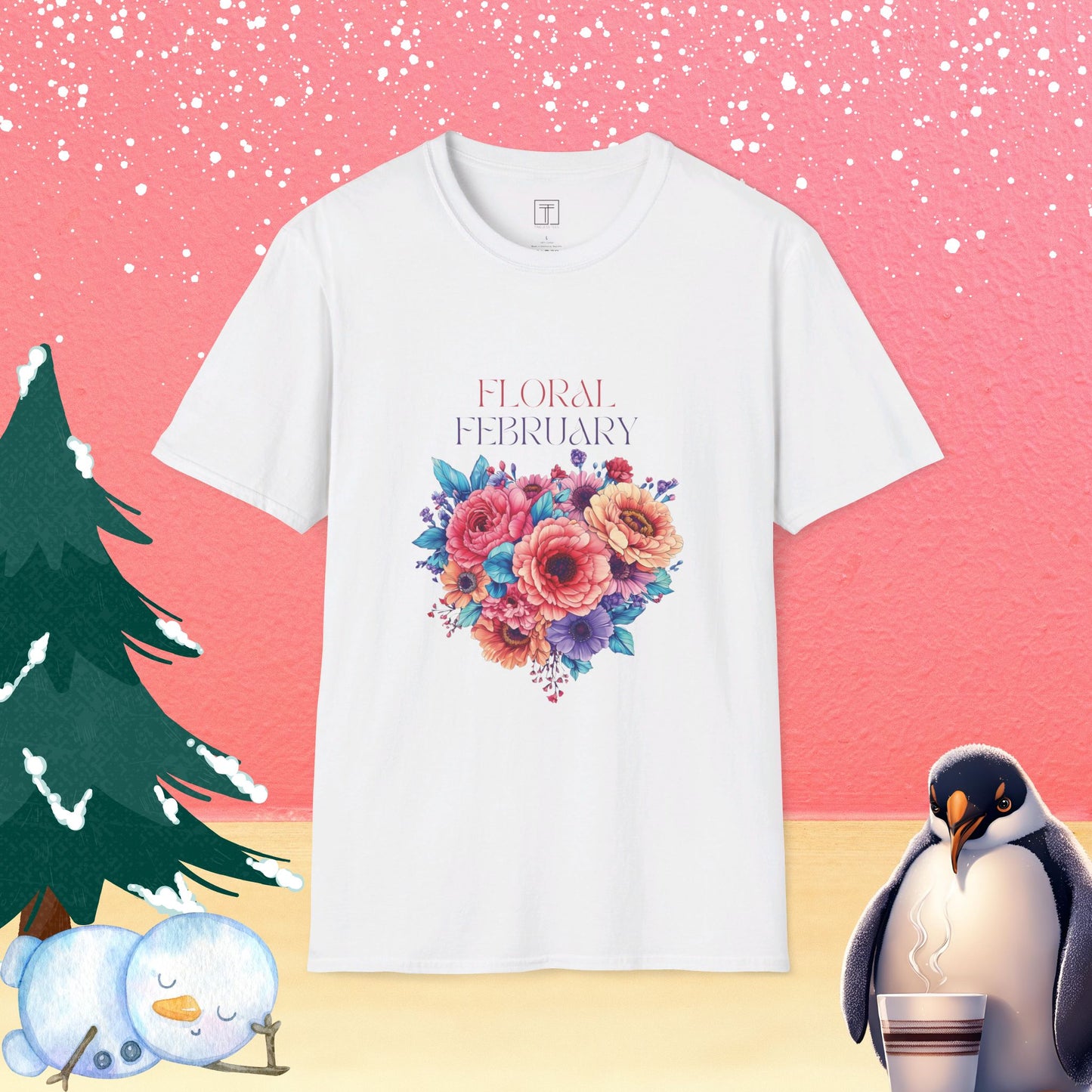 Floral February T-Shirt