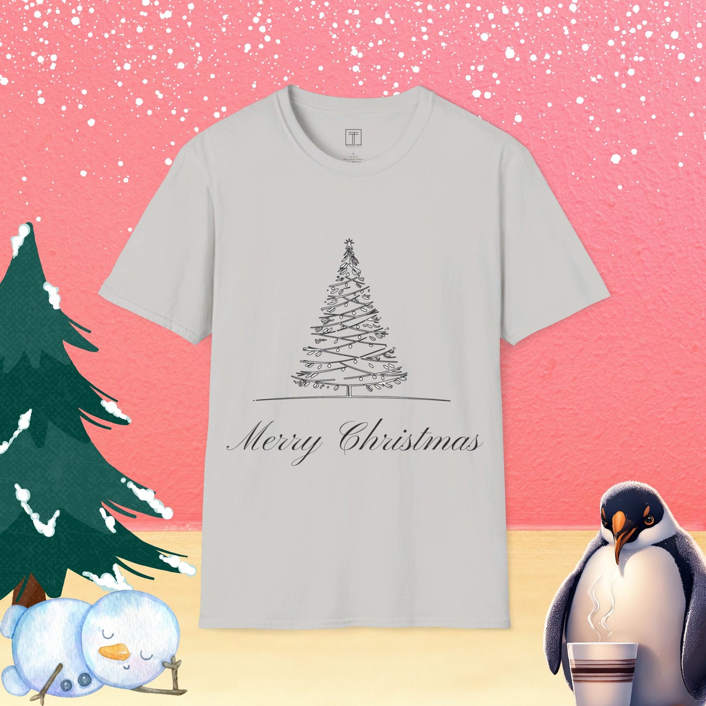 Merry Christmas December Tree T-Shirt