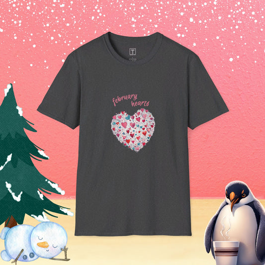 February Hearts T-Shirt