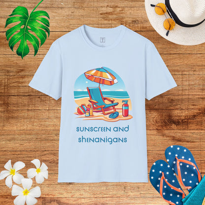 July Sunscreen and Shenanigans T-Shirt