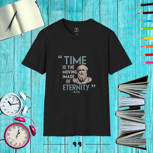 Time is the Moving Image of Eternity T-Shirt