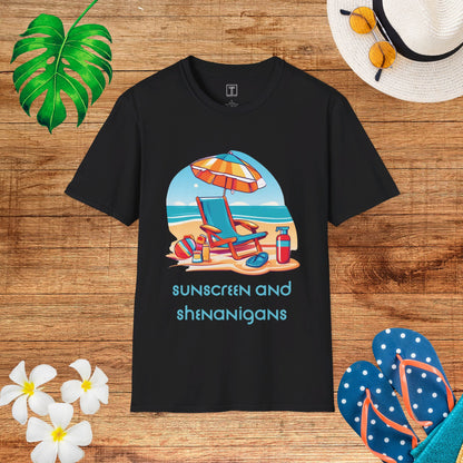 July Sunscreen and Shenanigans T-Shirt