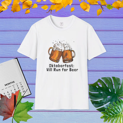 Oktoberfest: Will Run for Beer T-Shirt