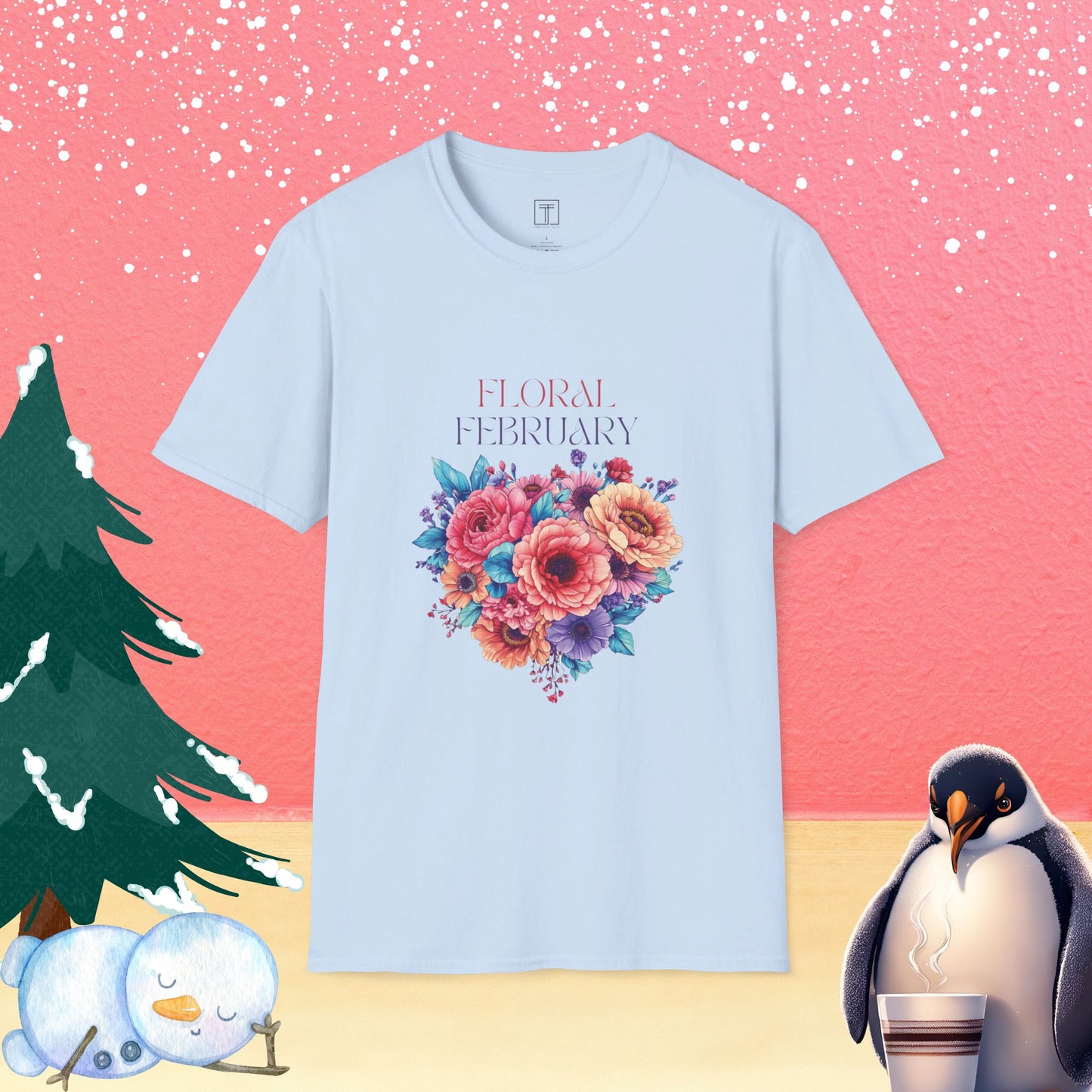 Floral February T-Shirt