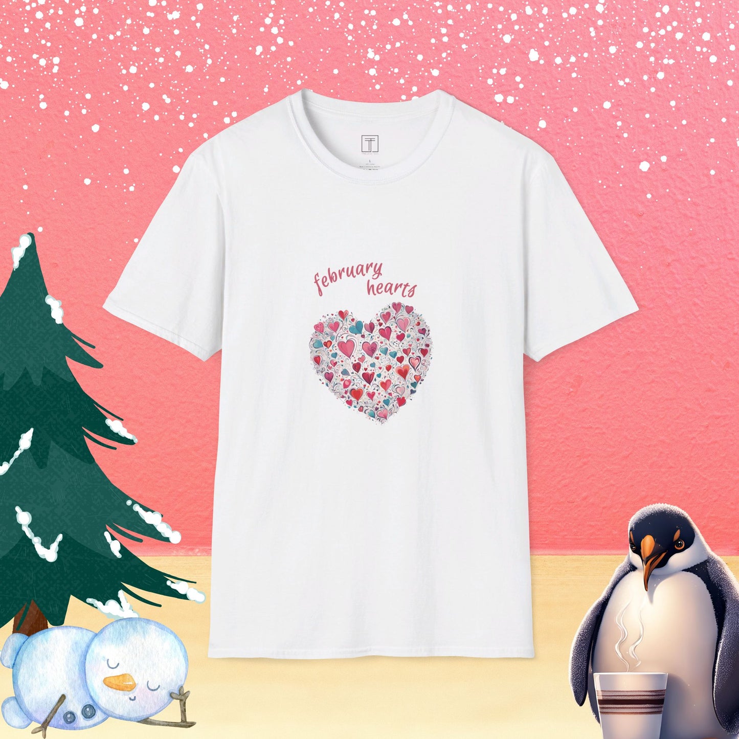 February Hearts T-Shirt