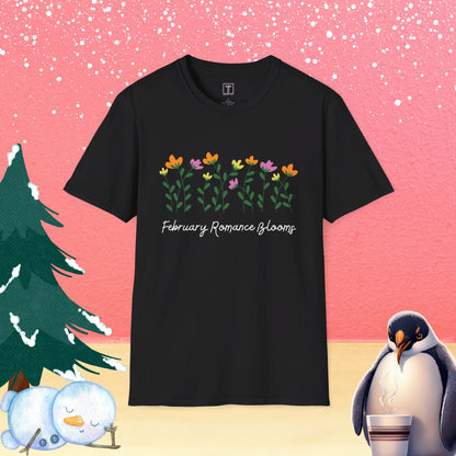 February Romance Blooms T-Shirt