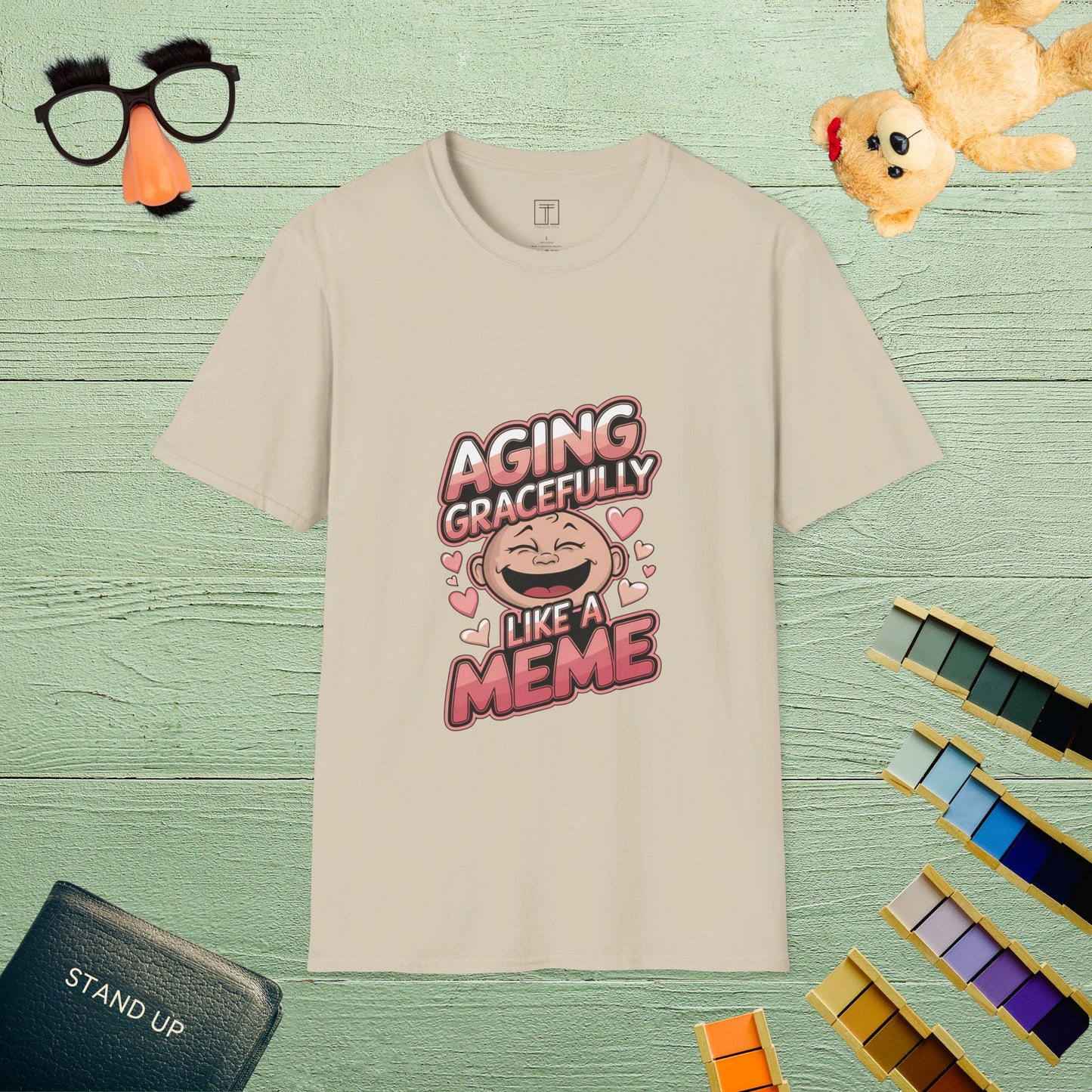 Aging Gracefully, Like a Meme T-Shirt