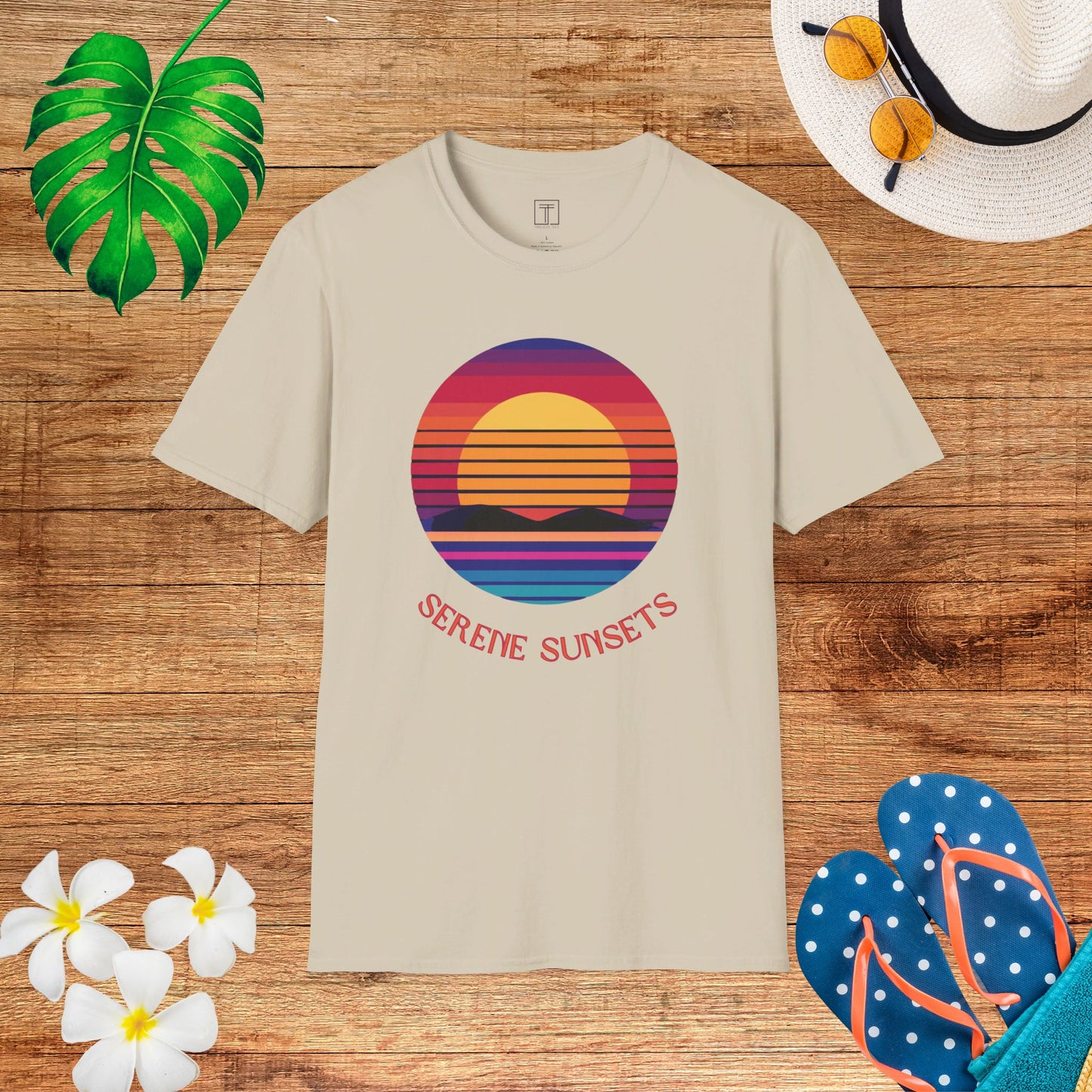 Serene August Sunsets T-Shirt