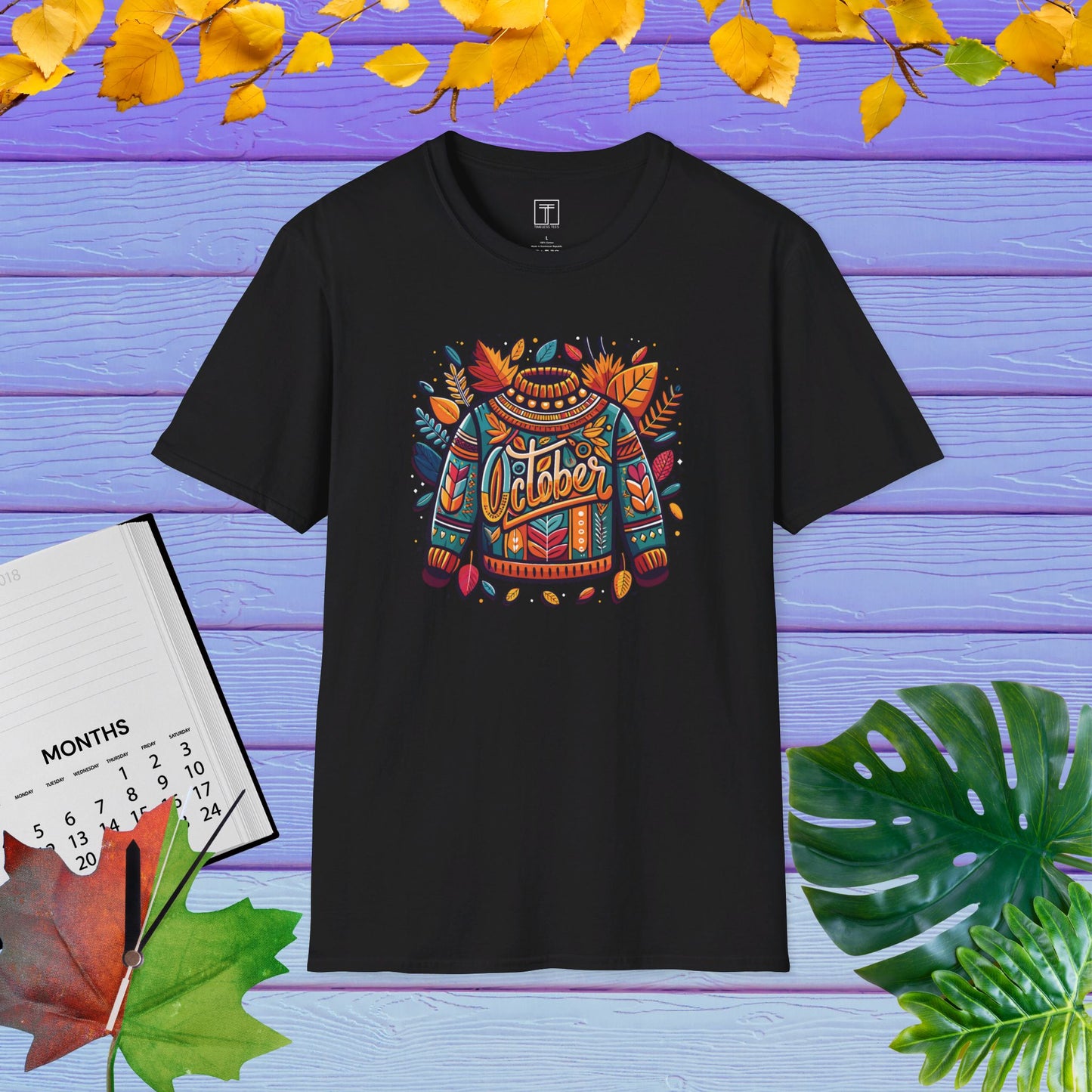 October Sweater T-Shirt